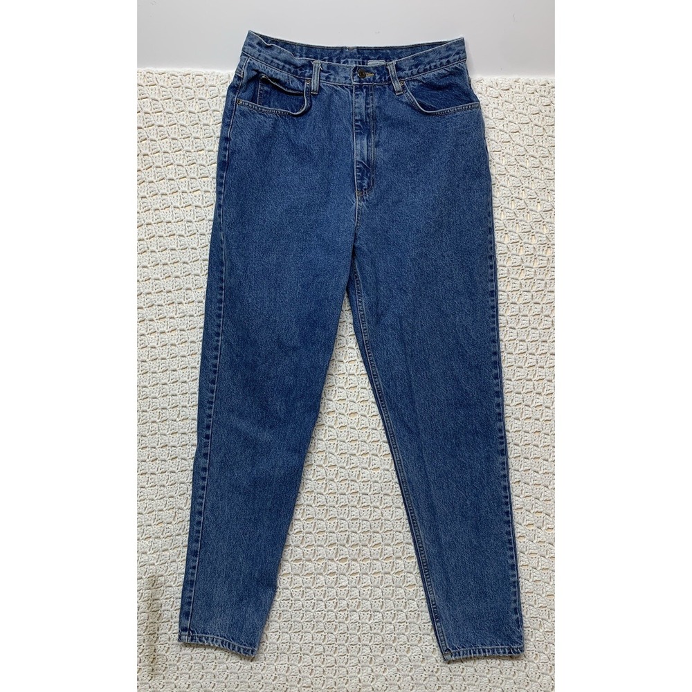 Open Trails Jeans Womens 16‎ Long Blue Denim High Rise Mom RN67227  Waist 31 L32